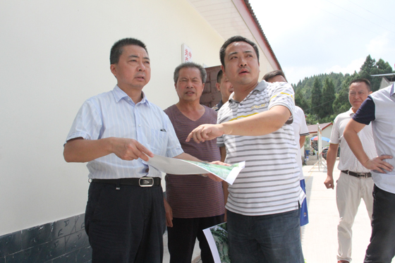 区委书记雷云视察易地搬迁工作1.JPG