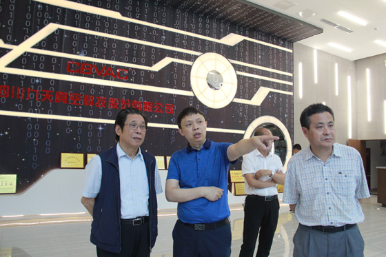 四川省政府参事室与四川省县域经济学会联合组成的调研组在九天真空了解企业发展情况.JPG