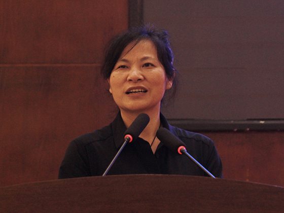 10.四川农业大学党委常委、组织部部长杨锦秀作主题演讲.JPG