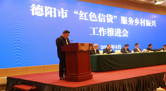 绵竹农商银行董事长在会上作经验交流发言.png