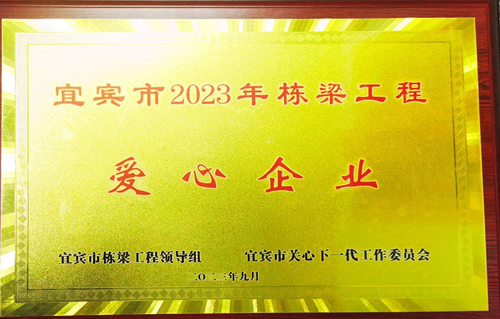 “宜宾市2023年栋梁工程爱心企业”荣誉奖牌.jpg