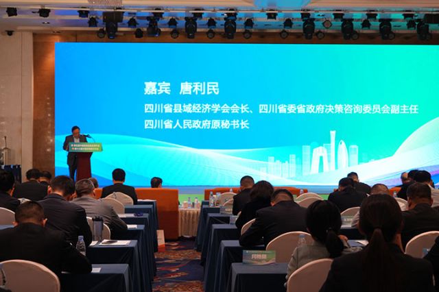 10学会会长、省委省政府决咨委副主任、省政府原秘书长唐利民作专题演讲.jpg