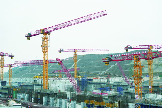 图为平陆运河项目建设现场 .JPG
