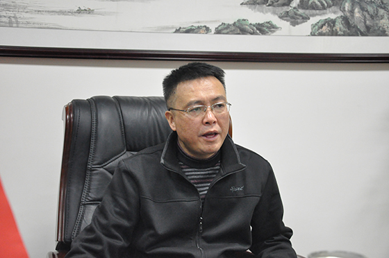 大英县卫计局党工委书记、党组书记、局长熊绍华接受本刊记者专访.JPG